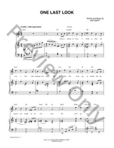 One Last Look piano sheet music cover